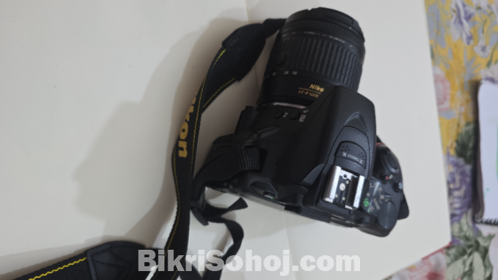 Nikon D5600 Dslr 18-55mm Lensসহ বিক্রয়।